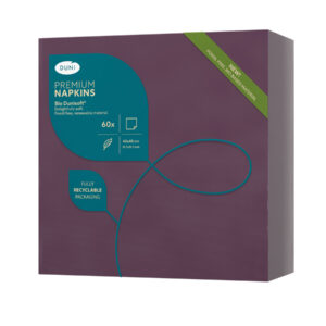 SERWETKI flizelinowe DUNI 40x40 FIOLETOWE 60 szt
