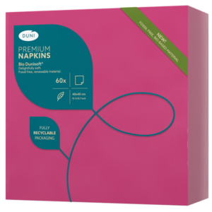 SERWETKI flizelinowe DUNI 40x40 FUKSJA 60 szt.