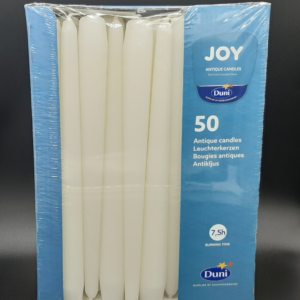 ŚWIECA STOŻKOWA ŚWIECZKA STOŁOWA BIAŁA 25 cm