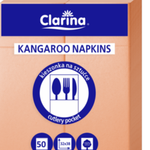 KIESZONKI na sztućce Brzoskwiniowe 50szt.