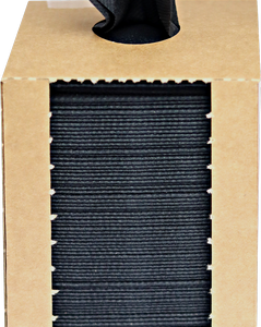 Serwetki Airlaid 20x20cm1W czarne 100szt DYSPENSER