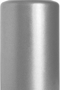Świeca walec świeczka BISPOL SREBRNY METALIK 10cm