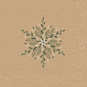 SERWETKI flizelinowe DUNI 40x40 NATURAL CHARM 60 szt.