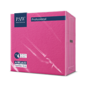 SERWETKI flizelinowe PAW 40x40 FUKSJA 50 szt.