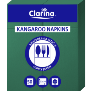 KIESZONKI na sztućce ZIELONE 50 szt.