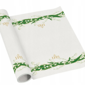 Bieżnik flizelinowy PIERWSZA KOMUNIA ŚWIĘTA KONWALIA 24m