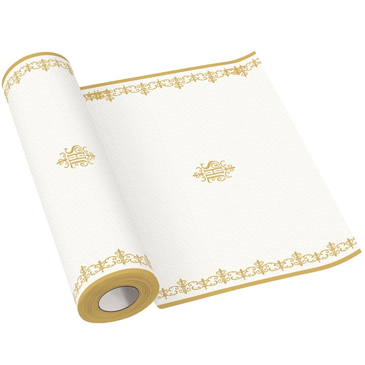 Bieżnik flizelinowy PIERWSZA KOMUNIA ŚWIĘTA IHS 24m